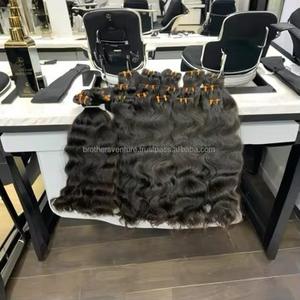 Cabello indio crudo sin procesar de fábrica del sur de la India a precios baratos al por mayor - Product Image 3