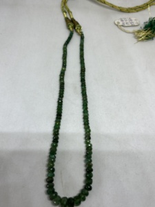 ลูกปัดมรกตธรรมชาติขนาด3.60มม. ถึง5.50ถึง7.30มม. ความยาว15นิ้ว57.30cts สร้อยคอเส้นใย1 - Product Image 2