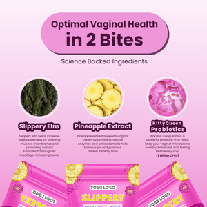 Acidophilus besin takviyesi doğal ananas lezzet kadın probiyotik Gummies kadınlar için PH dengesi ve maya kontrolü - Product Image 3