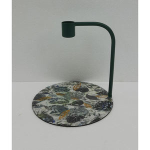 Nueva llegada Metal Pilar vela soporte calcomanía esmalte acabado para el hogar y la boda Mesa decorativa hecha a mano - Product Image 6