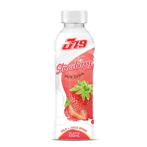 Strawberry Milk Drink Bottle 450ml Vinut Brand Supplier manufacturer Customized packaging Private Label OEM