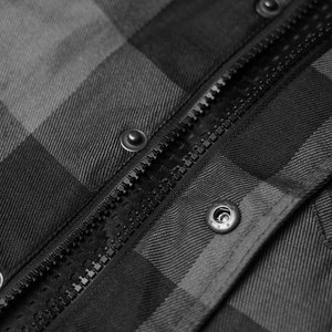 Camisa de moto ignífuga para motorista para hombre personalizada hecha con Camisa de franela protectora para motocicleta en todos los colores y tamaños - Product Image 4