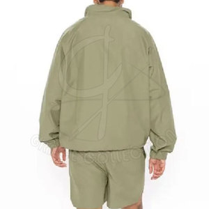 Nuevo Conjunto de Chaqueta y Pantalones Cortos de Invierno para Hombre, Diseño Personalizado, Tela de Forro Polar con Cierre Reflectante y Logotipo Personalizado - Product Image 2