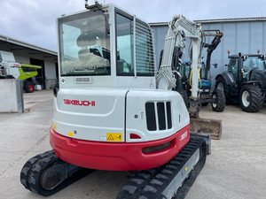 Mini-excavatrice Takeuchi TB257 neuve 2026 de 5,8 tonnes, excavatrice sur chenilles à queue courte de 5800 kg, excavatrice compacte diesel de 52 CV à vendre - Product Image 4
