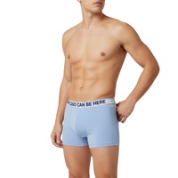 Sous-vêtements en coton respirant de haute qualité, 100% coton, boxers confortables, logo personnalisé, marque OEM, motif imprimé pour hommes