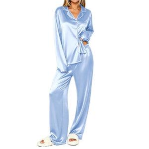 Vêtements décontractés, pyjamas pour femmes, ensemble confortable pour la maison, vêtements de nuit confortables pour la vie quotidienne, vente en ligne - Product Image 1