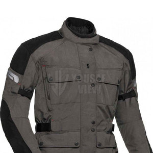 แจ็กเก็ตหนังสำหรับแข่งรถมอเตอร์ไซด์เสื้อแจ็กเก็ตมอเตอร์ไซด์ทำจากวัสดุหนังเย็บหุ้มหนัง - Product Image 2