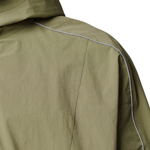Personalized Olive Green Black Tracksuit Fashion Forward Reflective Stripes Design Comfortable <b>Track</b> <b>Jacket</b> Men Clothing - Product Image 2