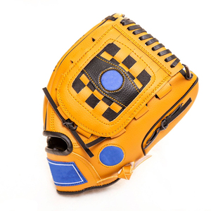 Adjustable Leather Baseball Gloves Right-Handed Web Full Finger Hook And Loop Closure Non-Slip All Seasons Catch Baseball Gloves - Product Image 2