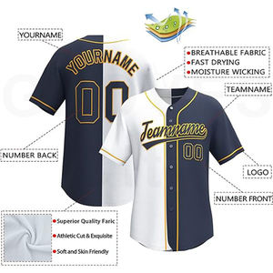 Heritage Collection Vintage GLOVES City Baseball Jersey Timeless Classic avec des couleurs sublimées authentiques Maillot de baseball - Product Image 2