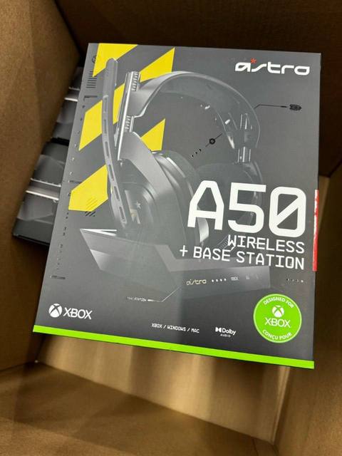 Astro A50 Wireless Gaming Headset Base Station for Xbox/Windows/Mac Dolby Audio Dynamic Driver Active Noise Cancellation Low