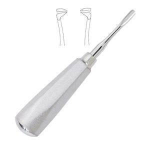 Élévateurs de racine Seldin (10mm) Élévateur de racine dentaire en acier inoxydable à poignée creuse gauche - Product Image 1