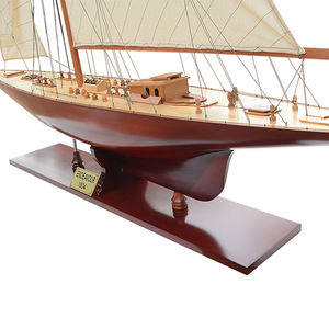 Endeavour XXL hecho a mano modelo de madera barco náutico pintado réplica soporte de exhibición Material de cedro decoración coleccionable regalo - Product Image 3