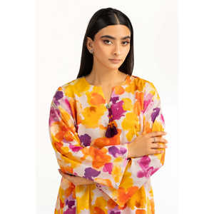 Ensemble décontracté pour femme IUSTTS-780 en tissu crêpe imprimé, 100 % coton respirant pour le printemps/été - Product Image 2