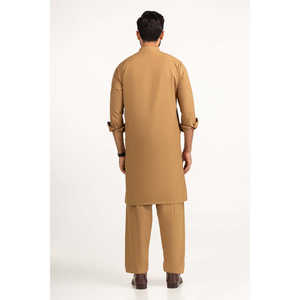 ชุดสูทผู้ชายทรงเข้ารูปหรูหรา รุ่น SK-S24-131 แบบกระดุมแถวเดียว ชุดสูท 3 ชิ้น สไตล์เจ้าบ่าว ทรงปกติ สั่งซื้อขั้นต่ำ 2 ชิ้น - Product Image 3