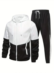 Chándal con capucha ligero para hombre, chándal con estampado de logotipo personalizado, 100% algodón con técnica bordada - Product Image 5