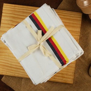 ผ้าขนหนูลายกระดูกผ้าฝ้ายสีเทอร์ควอยซ์ผ้าลินินสีเทอร์ควอยซ์แห้งเร็วสำหรับบ้านชายหาดห้องครัวเด็กร้านอาหาร100% - Product Image 1