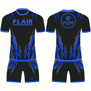 Camiseta de Fútbol Personalizada para Adultos, de Alta Calidad, 100% Poliéster, Ligera, Cómoda, Transpirable, Impermeable, de Secado Rápido, Manga Corta - Product Image 3
