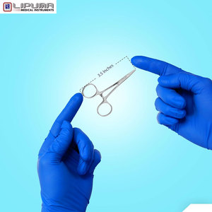 คีมคีบสเตนเลส3.5นิ้วสำหรับงานหนักเครื่องมือผ่าตัดแบบแมนนวลเครื่องมือทางการพยาบาลเครื่องมือในห้องปฏิบัติการการจับห้ามเลือด - Product Image 4