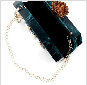 FAIZACRAFT, venta al por mayor, bolso de mano para mujer de estilo bohemio de resina de La India, impermeable, cierre de cremallera, decoración de botones, respetuoso con el medio ambiente - Product Image 3