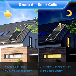 Panneau solaire monocristallin de petite taille à cellules semi-conductrices en verre de haute qualité et longue durée de vie, 100 W, 22 % d'efficacité, pour l'irrigation domestique et agricole - Product Image 4
