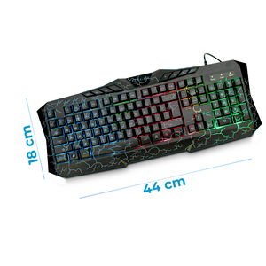Mini Tastiera Meccanica da Gaming a 61 Tasti con Retroilluminazione RGB Arcobaleno, Design Double Shot in Inglese, Connessione Type-C e 2.4G, Certificata ROHS - Product Image 4