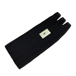 Mechones de pelo de templo indio sin procesar, pelo alineado de cutícula virgen, 12A, sin enredos, sin caída, doble estiramiento - Product Image 1