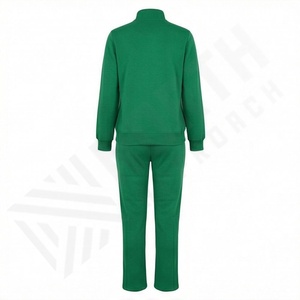 Conjunto de Dos Piezas de Ropa Casual para Mujer, Diseño Moderno con Cuello Alto y Cremallera, Camisa y Pantalón Cómodos - Product Image 2