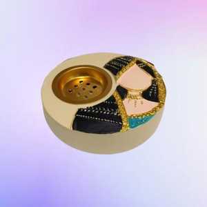 เครื่องเขียนธูปโลหะทรงกลมทำด้วยมือหลากสีสำหรับวางบนโต๊ะและบ้าน - Product Image 3