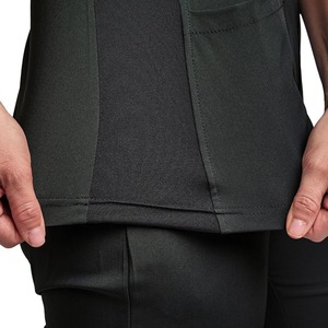 Costume de gommage d'allaitement imprimé de haute technologie Meilleur prix Uniformes en tissu tricoté doux de haute qualité Ensembles de gommage à usage hospitalier OEM - Product Image 5