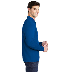 Camisas deportivas de manga larga para hombre, camiseta de golf de entrenamiento con cuello personalizado - Product Image 6