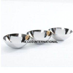 Tazón Decorativo de Metal Plateado con Diseño Personalizado de Antler Look, para Servir Frutos Secos, Estilo Japonés - Product Image 6