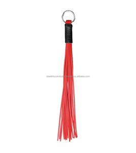 Fouet en cuir élastique rose personnalisé STEEL IRISCO INDUSTRY SI-7809 pour bondage doux, fouet de combat, fouet BDSM - Product Image 5