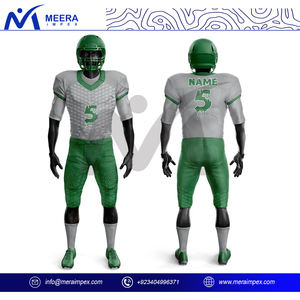 Men's Professional American Football Uniform Set - Durable <b>Padded</b> Jersey and <b>Pants</b> with Breathable Mesh Fabric - Product Image 4