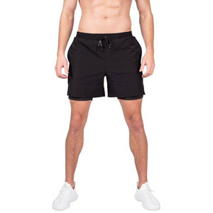 Pantalones Deportivos para Hombre, Shorts de Compresión con Forro Interior para Gimnasio - Product Image 3