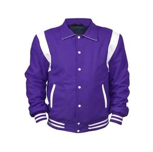 Nuevo estilo de moda, chaqueta Varsity Letterman de lana para hombre, chaqueta de béisbol transpirable de talla grande, chaqueta Varsity de lana - Product Image 1