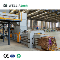 Équipement de recyclage industriel, compacteur automatique de bouteilles en plastique, machine à balles pour déchets