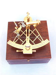 Boussole nautique maritime antique Sextant Instruments astrolabe marin vintage avec boîte en bois par Calvin Handicraft - Product Image 6