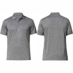 Hombres de algodón de calidad para polos con logotipo bordado personalizado Ropa deportiva informal Patrón sólido para camiseta Polo - Product Image 4