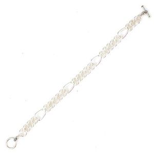 Pulsera de cadena hueca de plata de ley 925 con baño de rodio, oro de 18 quilates, platino y diamante como piedra principal, estilo tenis, religiosa - Product Image 3