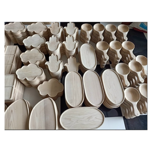 Bandeja de madera respetuosa con el medio ambiente hecha a mano, servicio de madera Natural de primera calidad y regalo de decoración del hogar al por mayor - Product Image 3