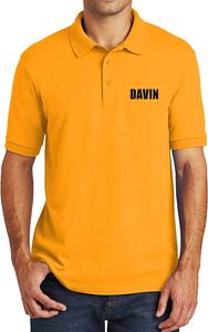 Polo de solapa de golf para hombre liso de alta calidad con diseño personalizado al por mayor para hombre deportivo informal elegante bordado - Product Image 5