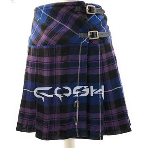 Ladies Classic Pride Scotland Tartan Mini Kilt Acrílico Lana Cintura ancha Mujeres Falda Proveedor Por COSH KILTS - Product Image 1