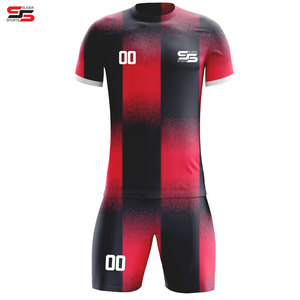 2025 Nueva temporada fútbol Jersey Kit al por mayor club Jersey fútbol uniforme hombres fútbol camiseta sublimación OEM fútbol Jersey Set - Product Image 6