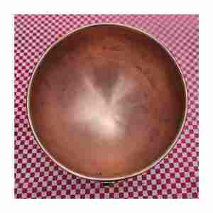 Vente chaude bol en cuivre de haute qualité poli pour batteur sur socle pour la cuisson artisanat camping par exportateur indien - Product Image 4