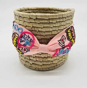 Diadema de fiesta bordada de diseñador manual, suave, acolchada, con cuentas, fácil de usar para niños y novia, accesorio para el cabello - Product Image 3