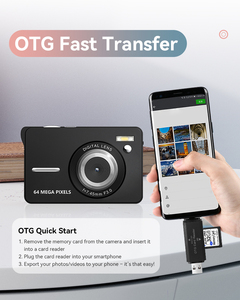4K Beginner Point Shoot Vlogging SD Card Image <b>Stabilization</b> up to 18x Zoom for Landscape Photography Digital Camera - Product Image 6