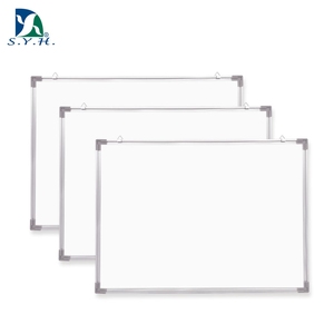 Pizarra Blanca Estándar Magnética de Borrado en Seco para Niños, Aula Escolar, 45x60 cm, Marco de Aluminio de Doble Cara - Product Image 1