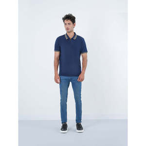 เสื้อโปโล MACIAS รุ่น Regular Fit MC2168 ผ้าโพลีเอสเตอร์ 100% ลายเรียบ คุณภาพสูง ปักลายที่ปกเสื้อ ตกแต่งด้วยการเย็บปะติดปะต่อ มีหลายขนาด - Product Image 1