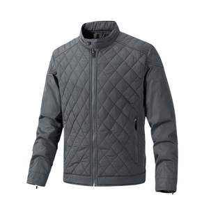 Emerald Green Bubble Jacket Men Custom Logo Puffer Coat Quilted Winter Outerwear Warm <b>Padded</b> Streetwear Mens Jacket - Product Image 5